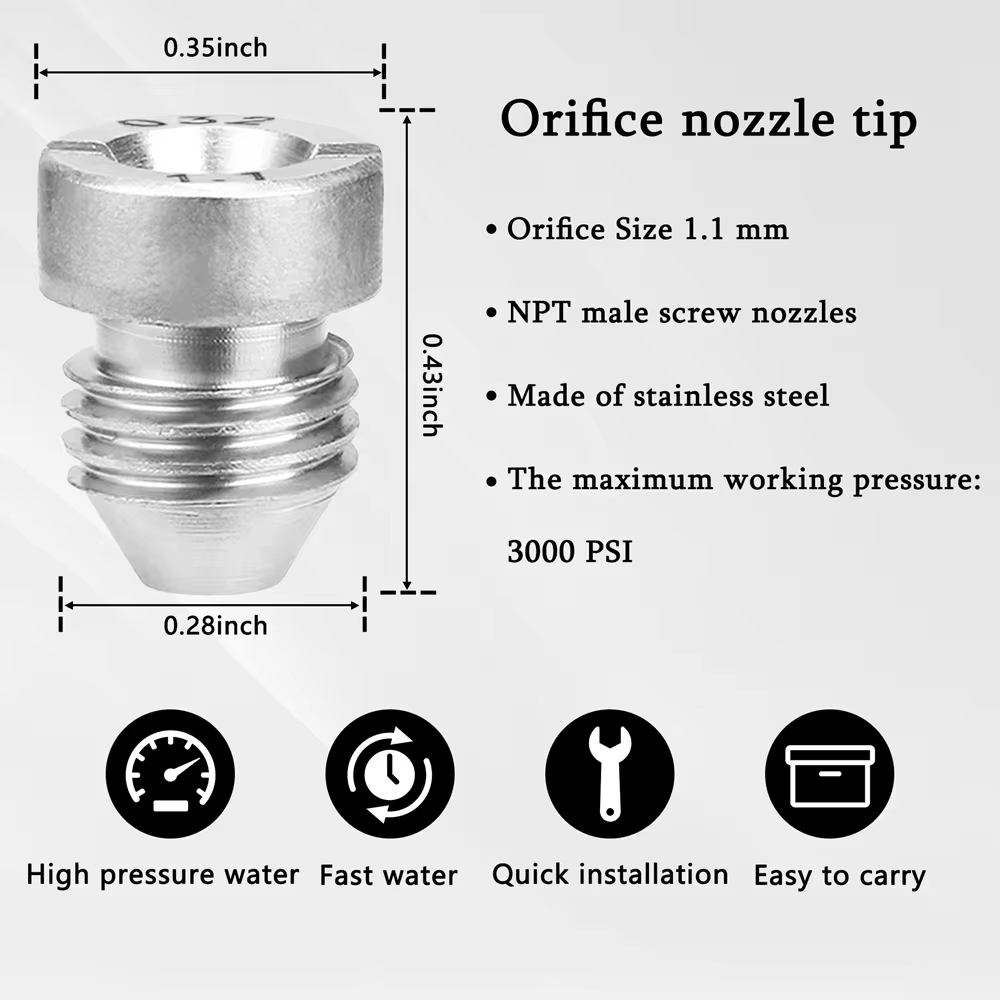Precision Foam Cannon Orifice  - Foam Cannon Car Wash 评论和价格