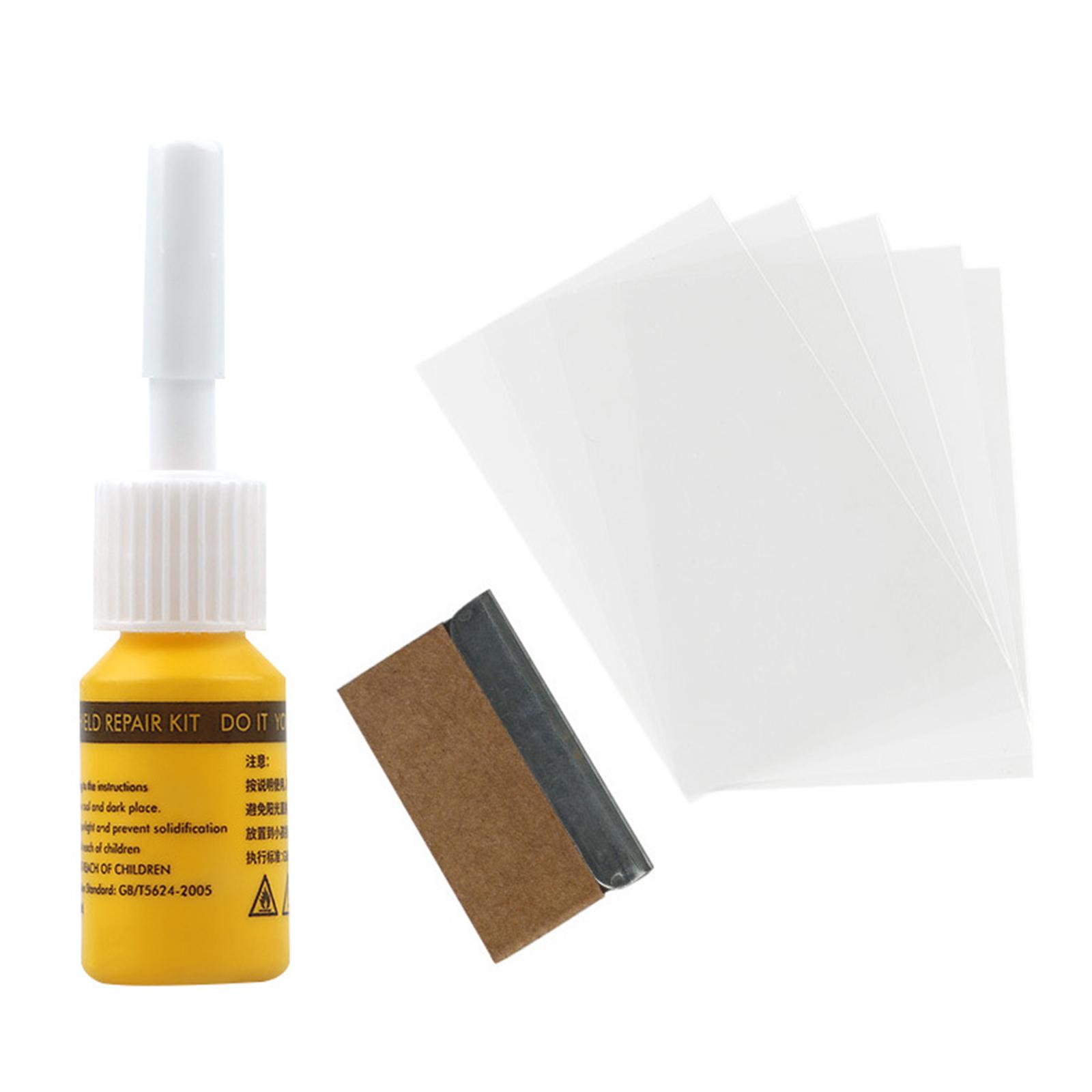 Car Cracked Glass Repair Kit W - Glass Cleaner Streak 评论和价格