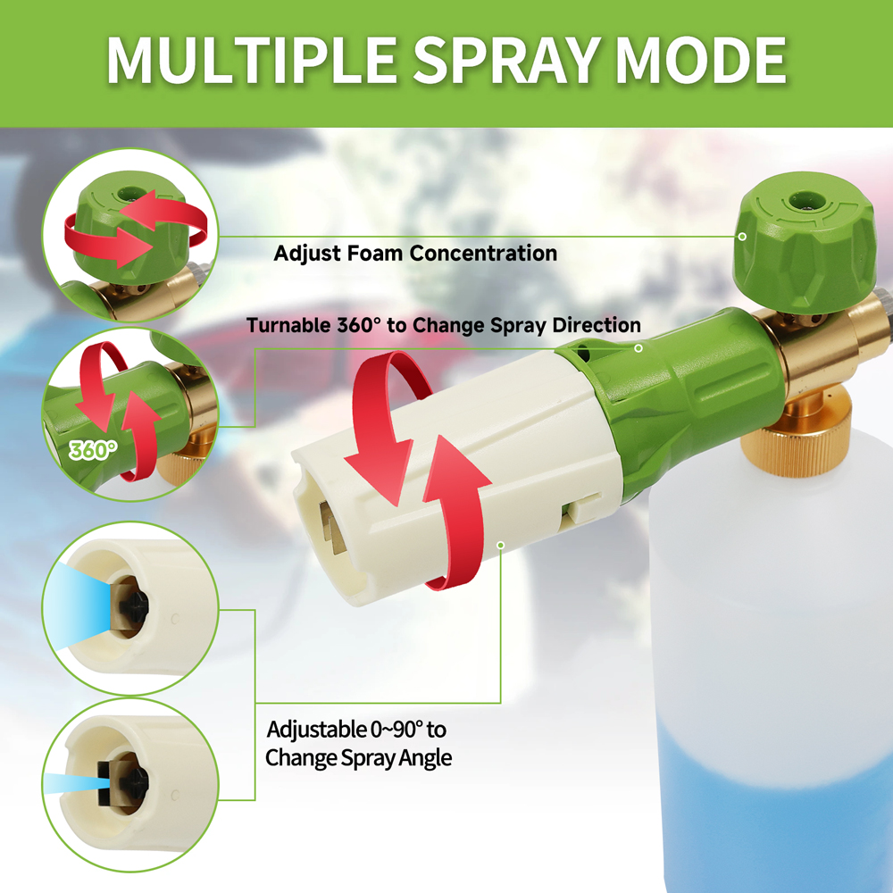Aluminum Foam gun Lance Foam c - Foam Cannon Car Wash 评论和价格