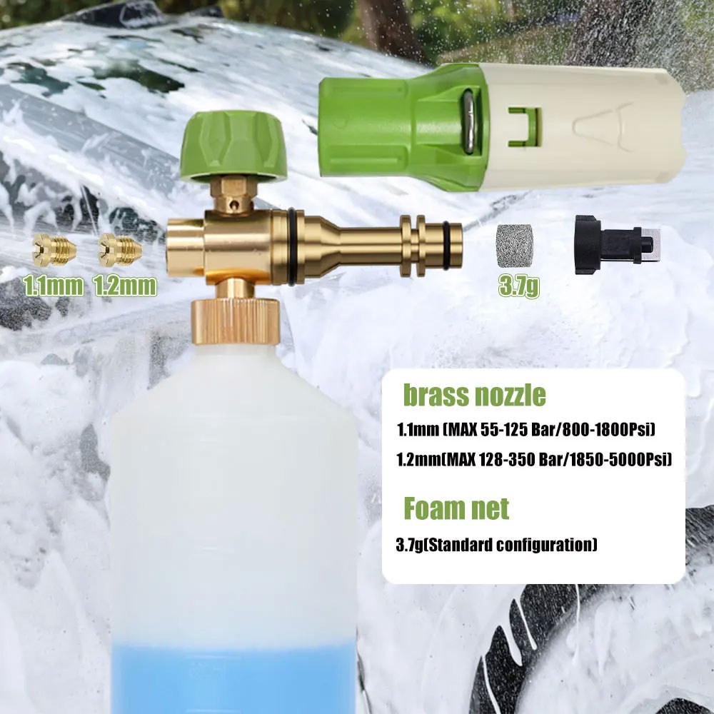 Aluminum Foam gun Lance Foam c - Foam Cannon Car Wash 评论和价格