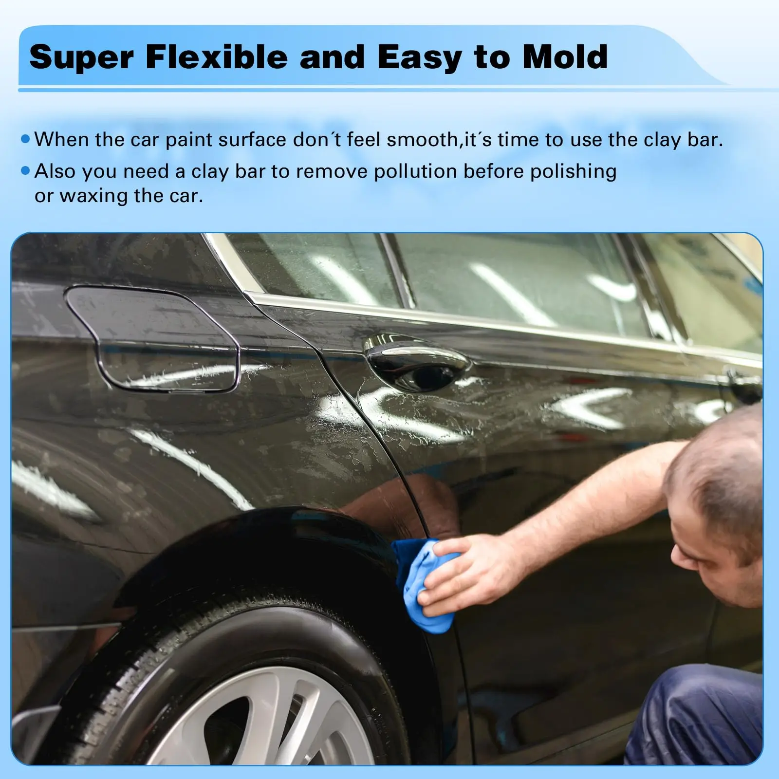 1-10Pcs Car Cleaning Clay Bar  - Clay Bar Lubricant 评论和价格