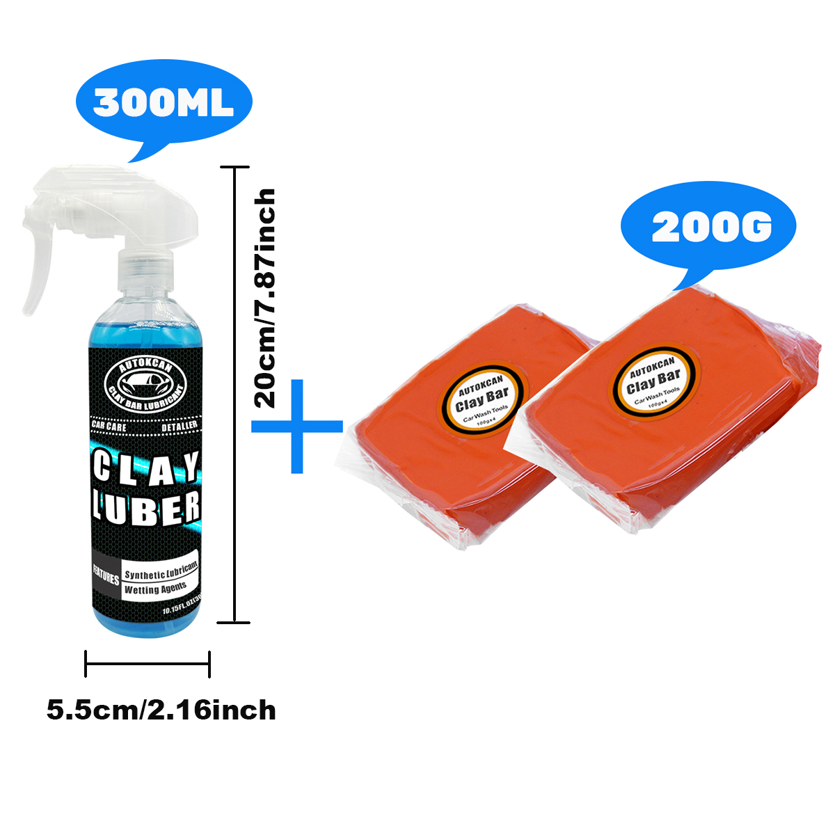 200G Car Clay Bar And 300ml Ma - Clay Bar Lubricant 评论和价格
