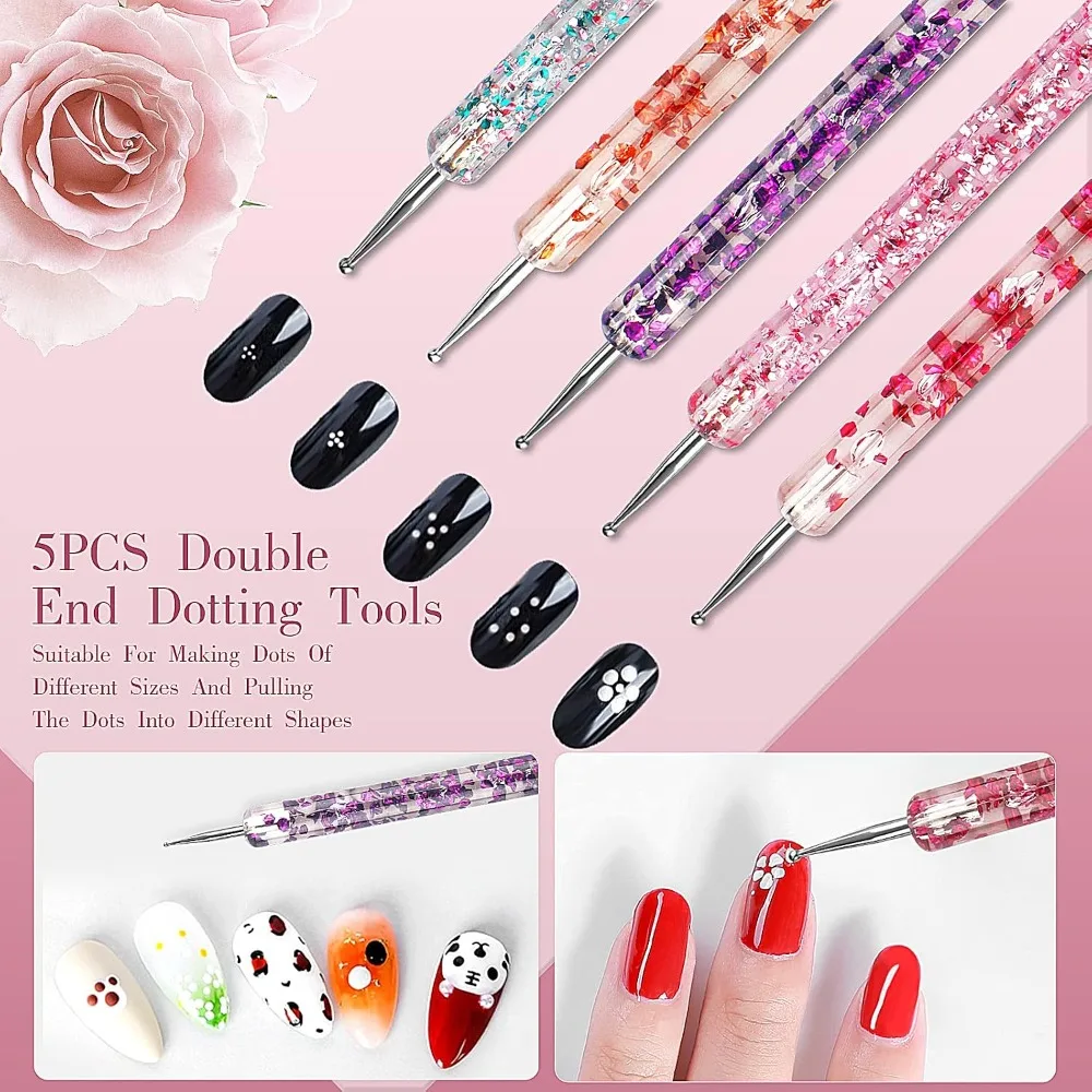 32pcs Nail Art Brushes, Acryli - Detailing Brush Set 评论和价格