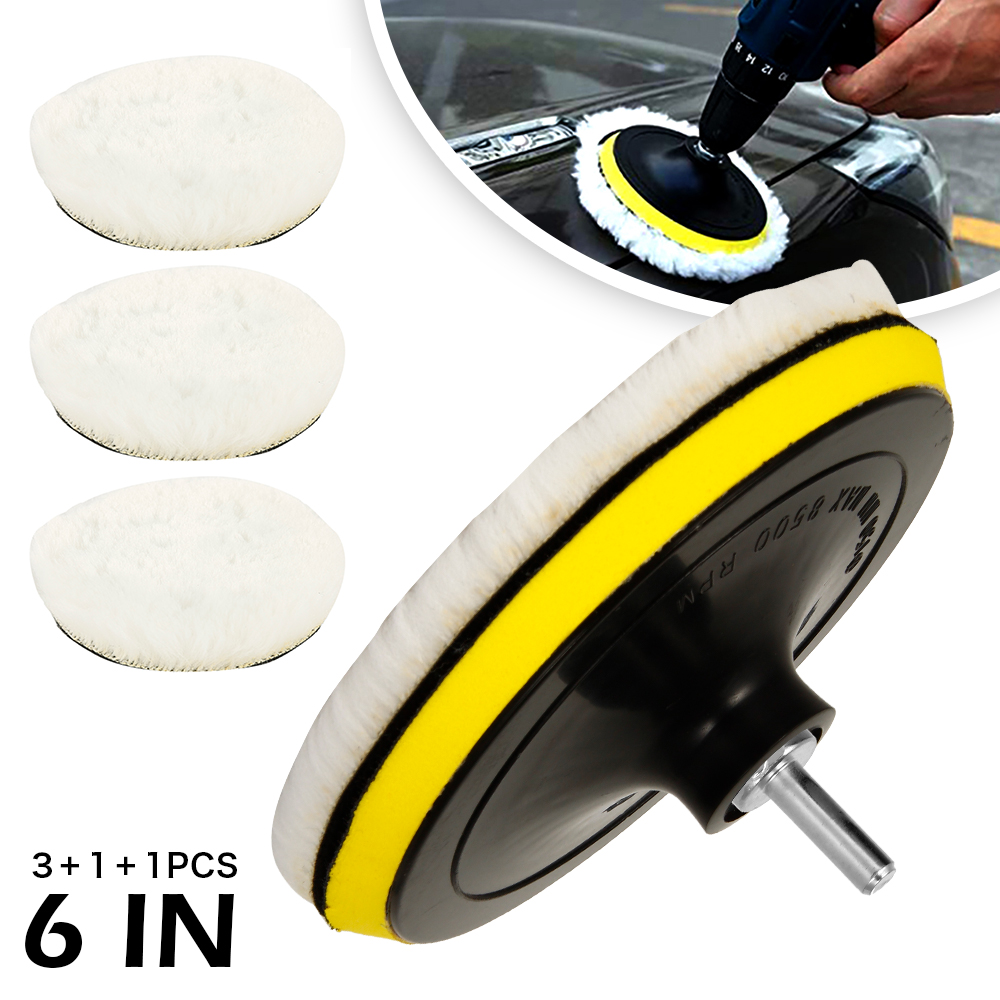 5pcs Car Polishing Pads Set 6  - Polish Pad Set Buffer 评论和价格