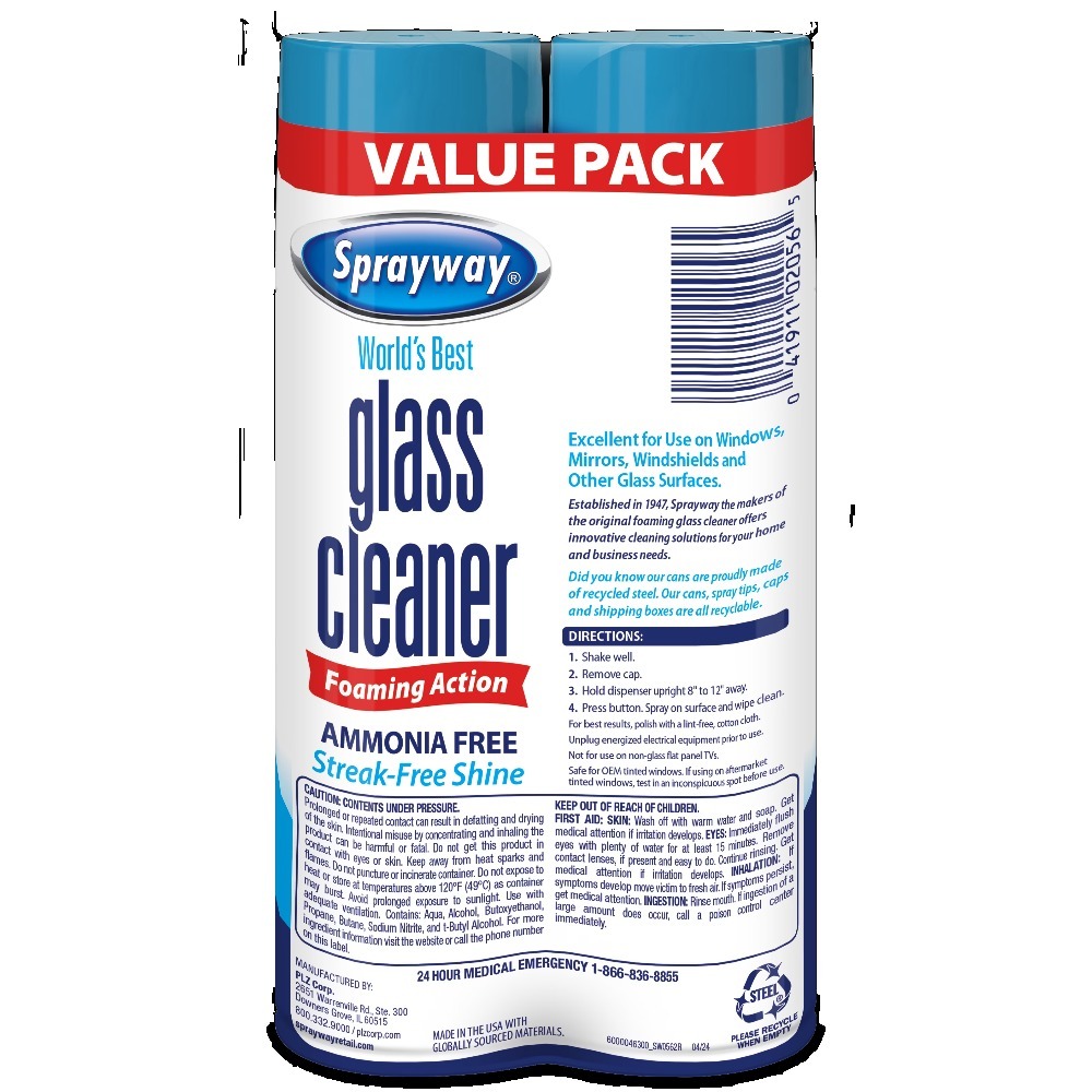 Glass Cleaner Foaming Aerosol  - Glass Cleaner Streak 评论和价格