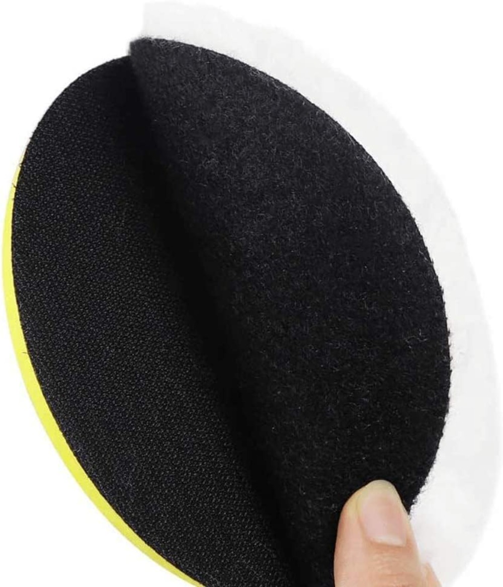 6 Pcs 5 Inch Wool Polishing Bu - Polish Pad Set Buffer 评论和价格