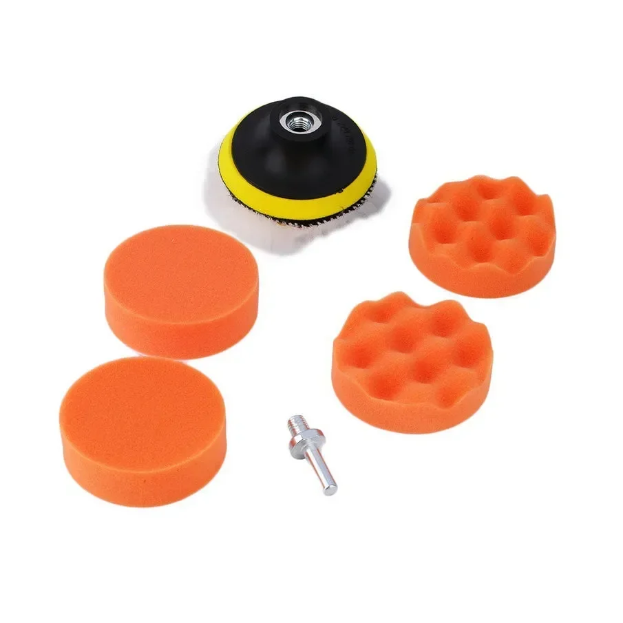 1 Set / 7Pcs 3 Inch Polishing  - Polish Pad Set Buffer 评论和价格