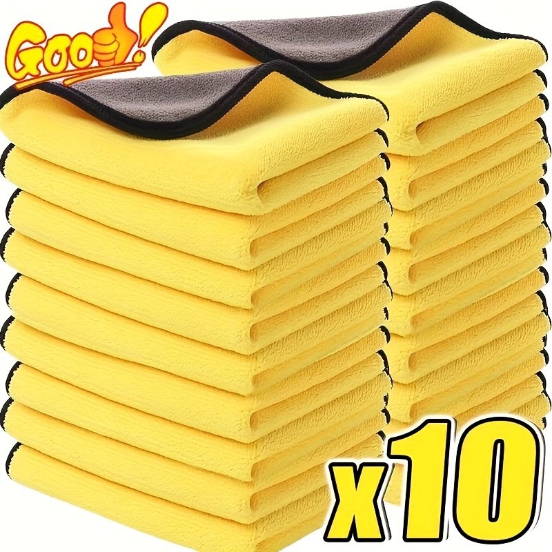 3/5/10Pcs Car Wash Microfiber  - Microfiber Towel Detailing 评论和价格