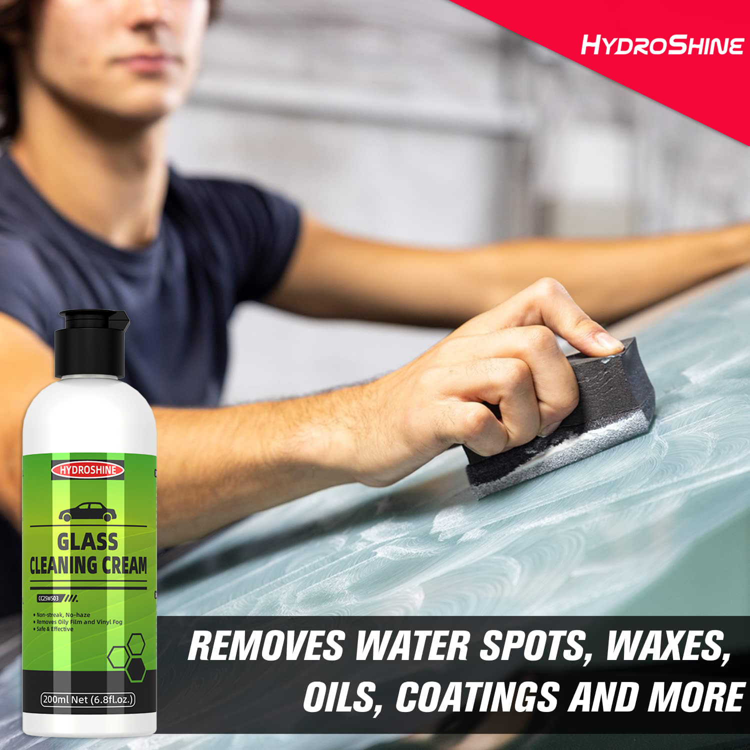Hydroshine Car Glass Oil Film  - Glass Cleaner Streak 评论和价格